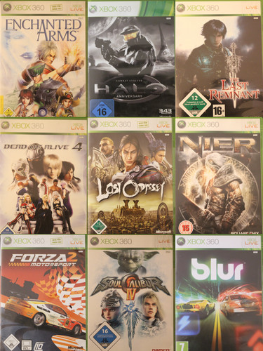 Xbox 360 spiele - auswahl, action